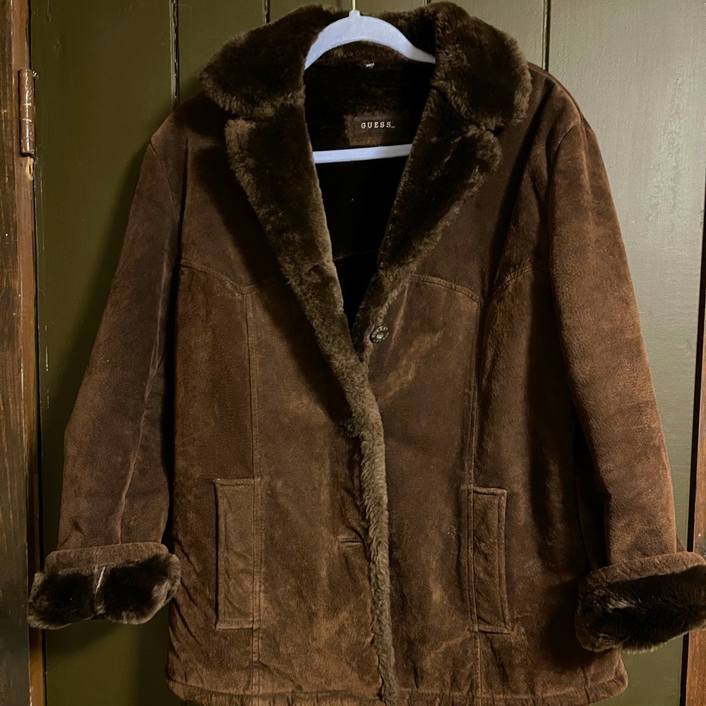 Guess Leather winter jacket